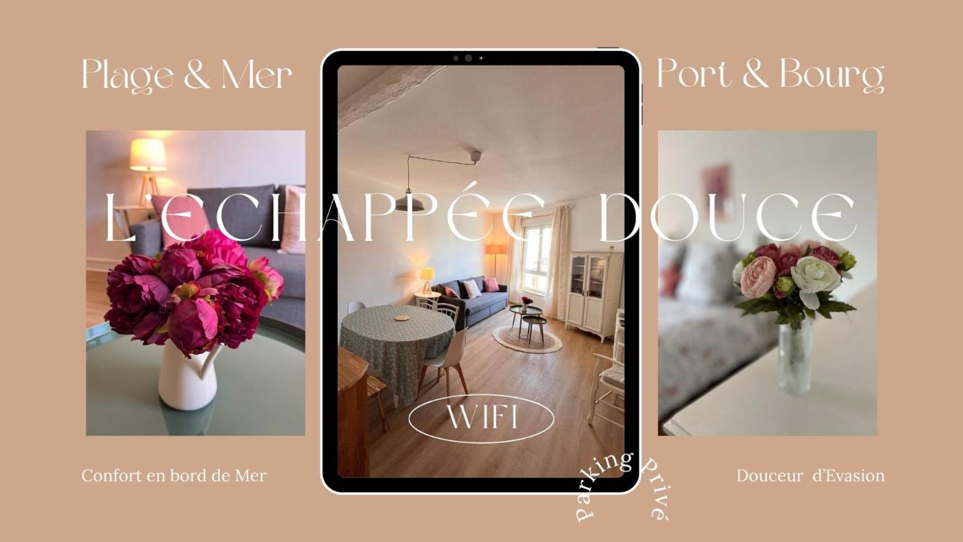 L'Echappee Douce - Mer & Port A Pied Courseulles-sur-Mer Εξωτερικό φωτογραφία